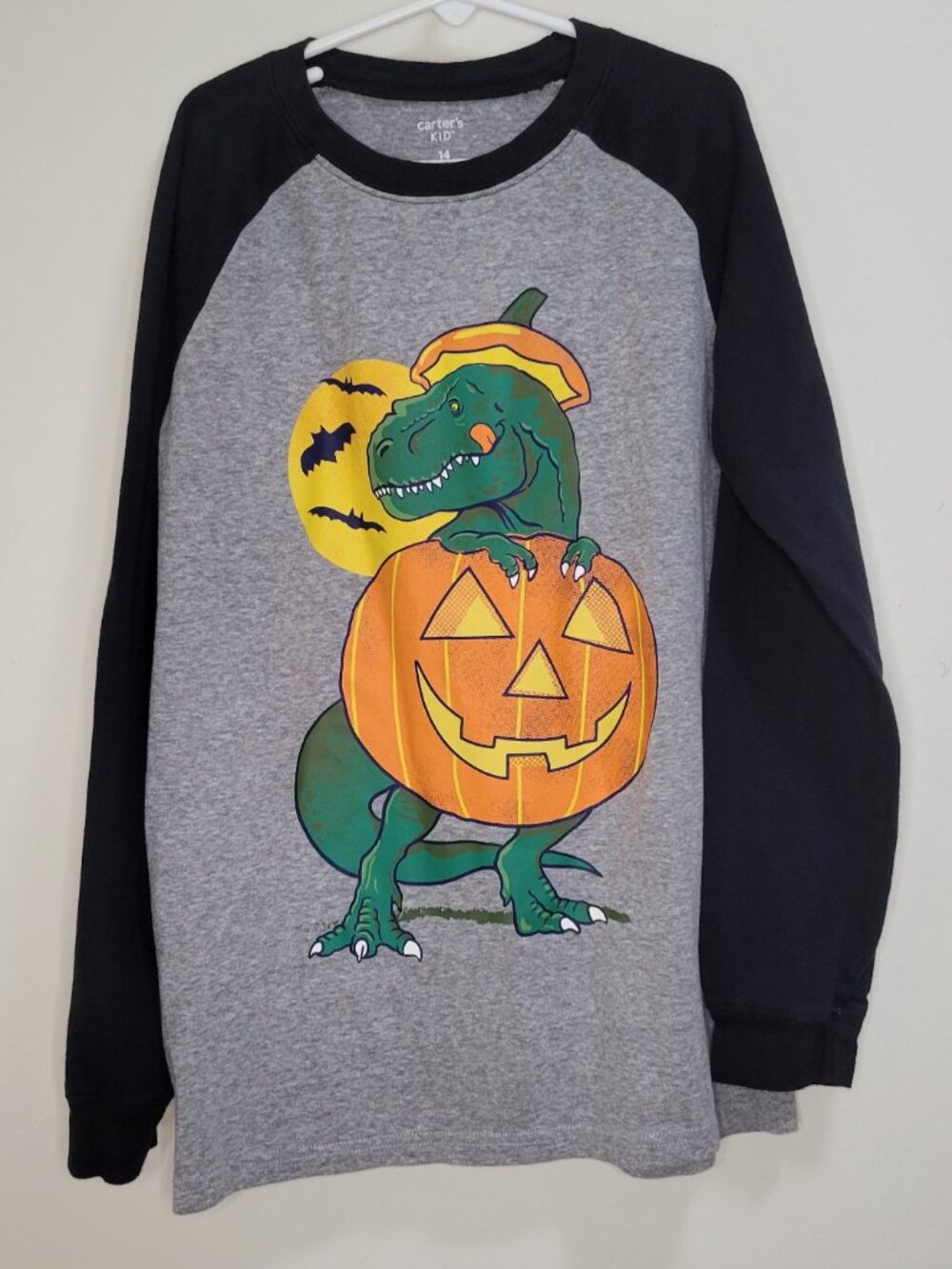 Carter's Boys Dinosaur Halloween shirt